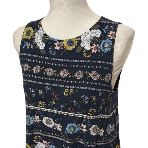 Loft Floral Printed Swing Dress - Picture 2 of 12